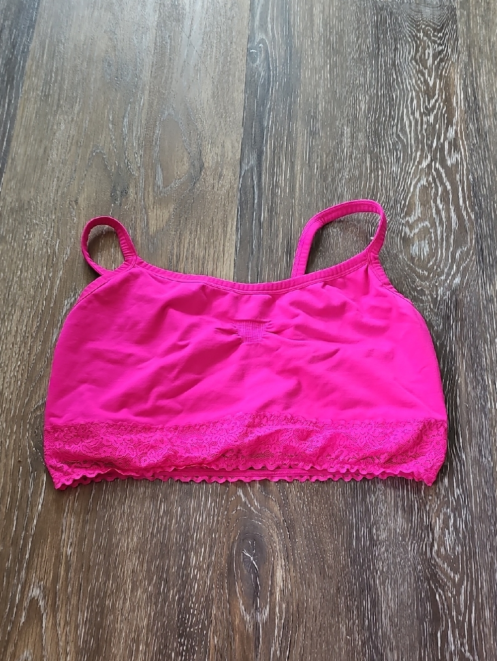 torrid Bright Pink Lace-Trim Bralette